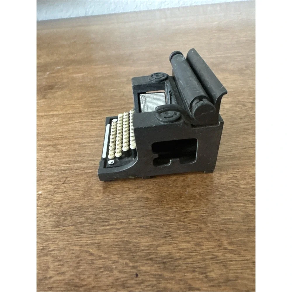 Vintage Typewriter Pencil Sharpener Made in Spain Play Me 4 Rows of Keys